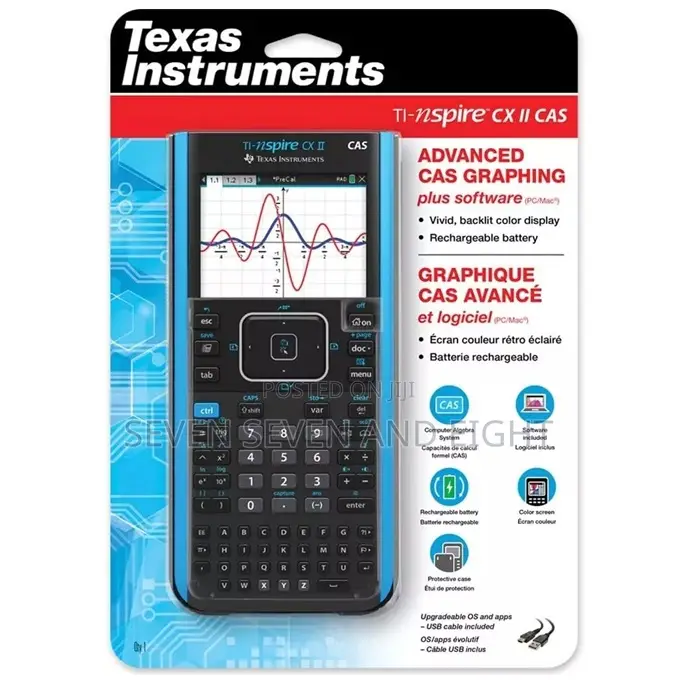 Ti-Nspire Cx Ii Cas Graphing Calculator-Ongoing Promo Price