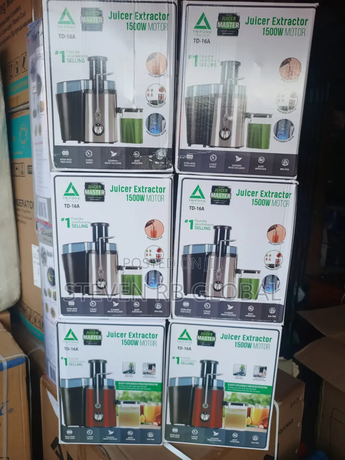 Trifone 1500w Juice Extractor | Td-16a