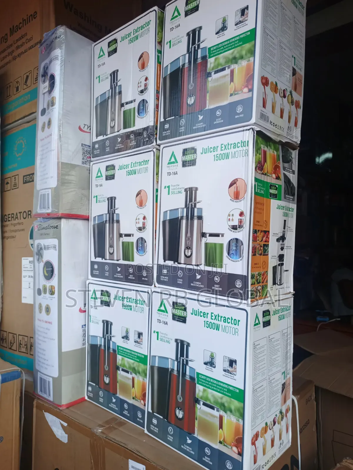 Trifone 1500w Juice Extractor | Td-16a