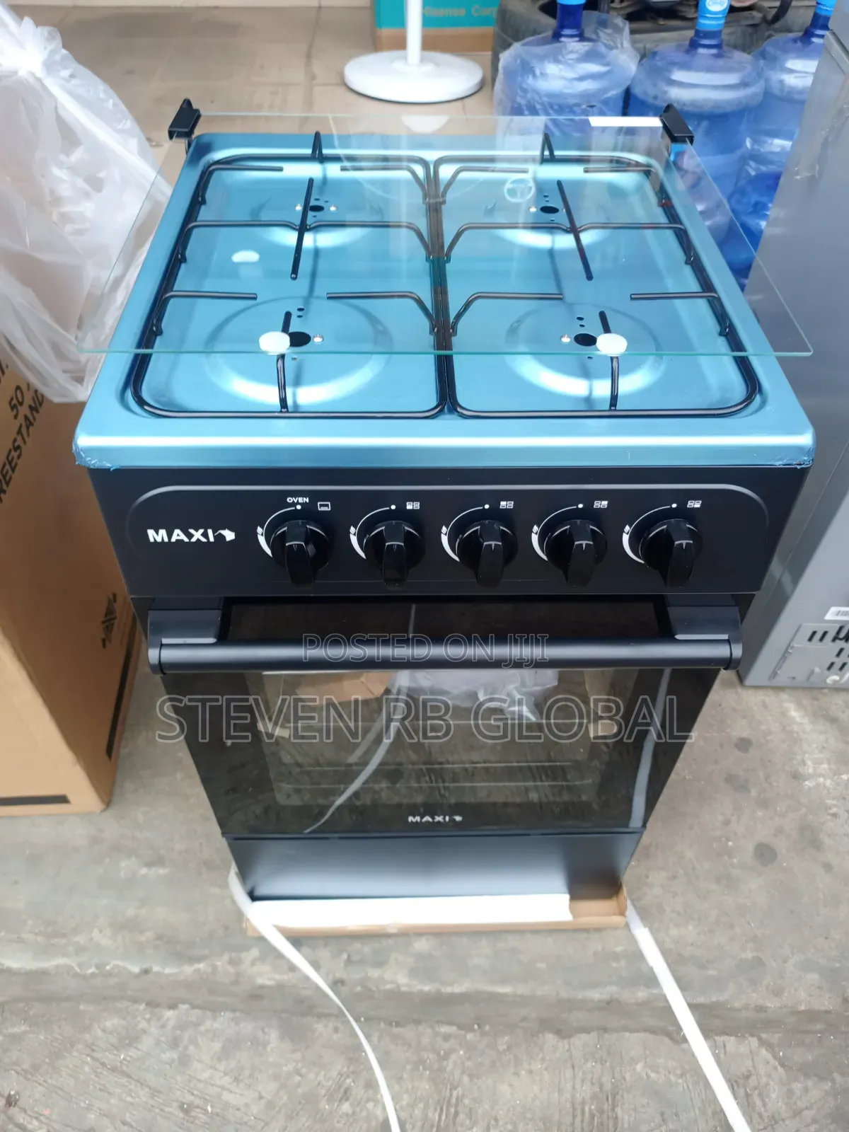 Maxi 50×50cm 4-Burner Gas Cooker (Basic) | Maxist50mg4g011