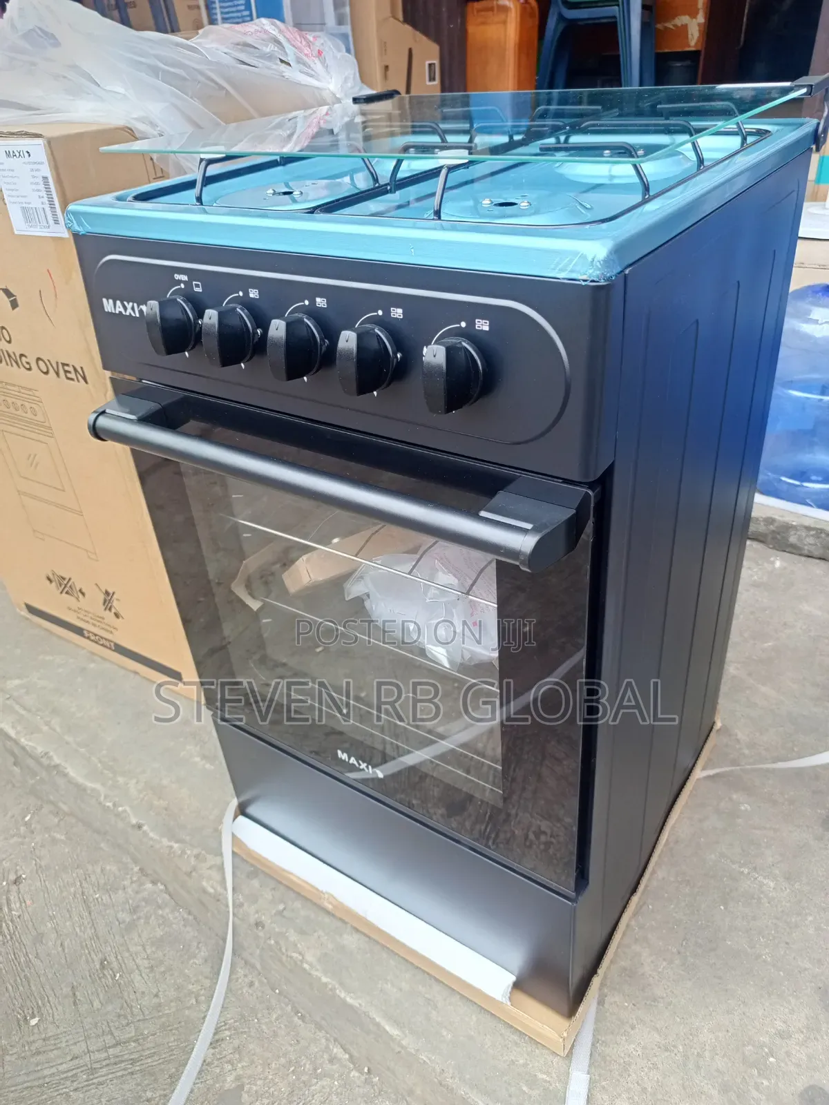 Maxi 50×50cm 4-Burner Gas Cooker (Basic) | Maxist50mg4g011