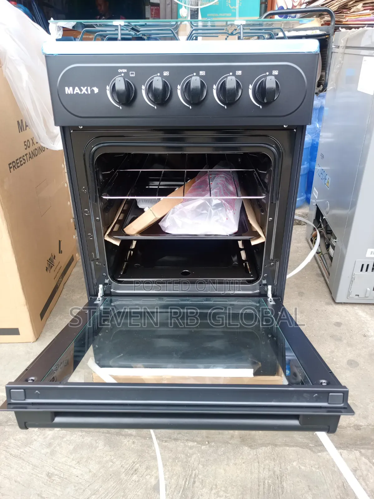 Maxi 50×50cm 4-Burner Gas Cooker (Basic) | Maxist50mg4g011