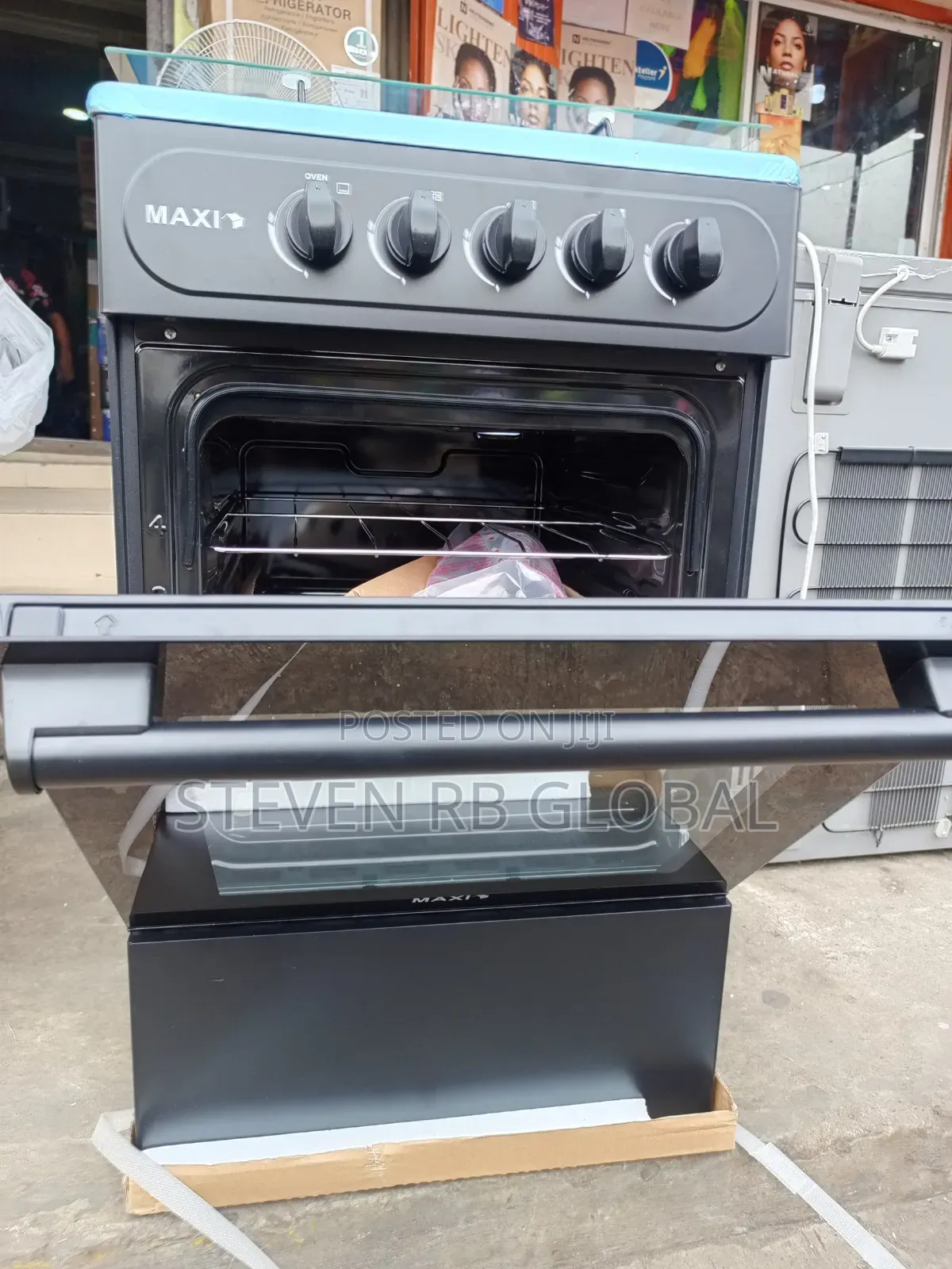 Maxi 50×50cm 4-Burner Gas Cooker (Basic) | Maxist50mg4g011