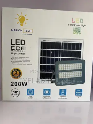 200 Watts Metal Flood Halogen Solar Light