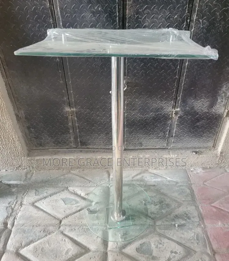 Glass Pulpit and Stool