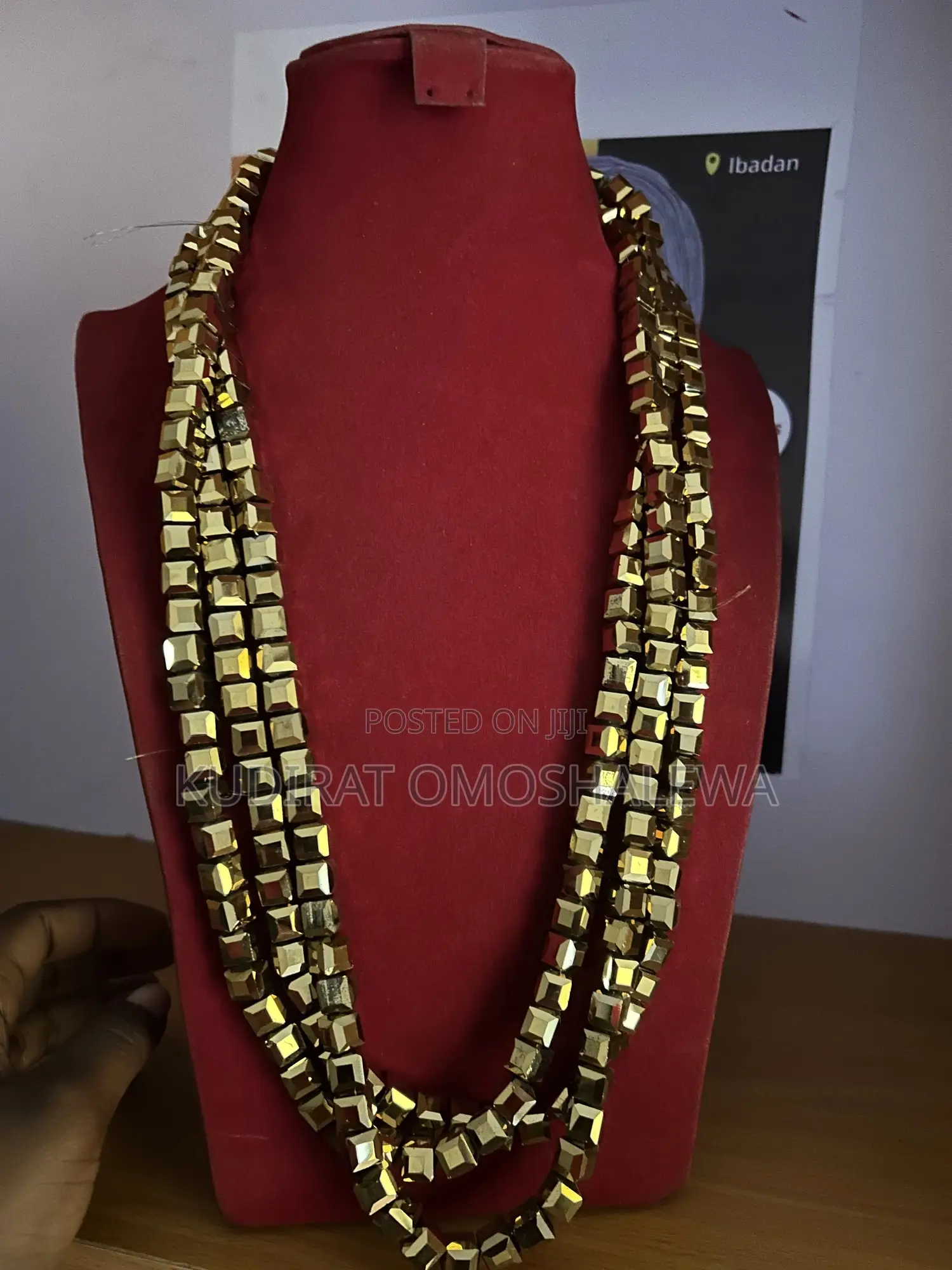 Gold Cristal Beads