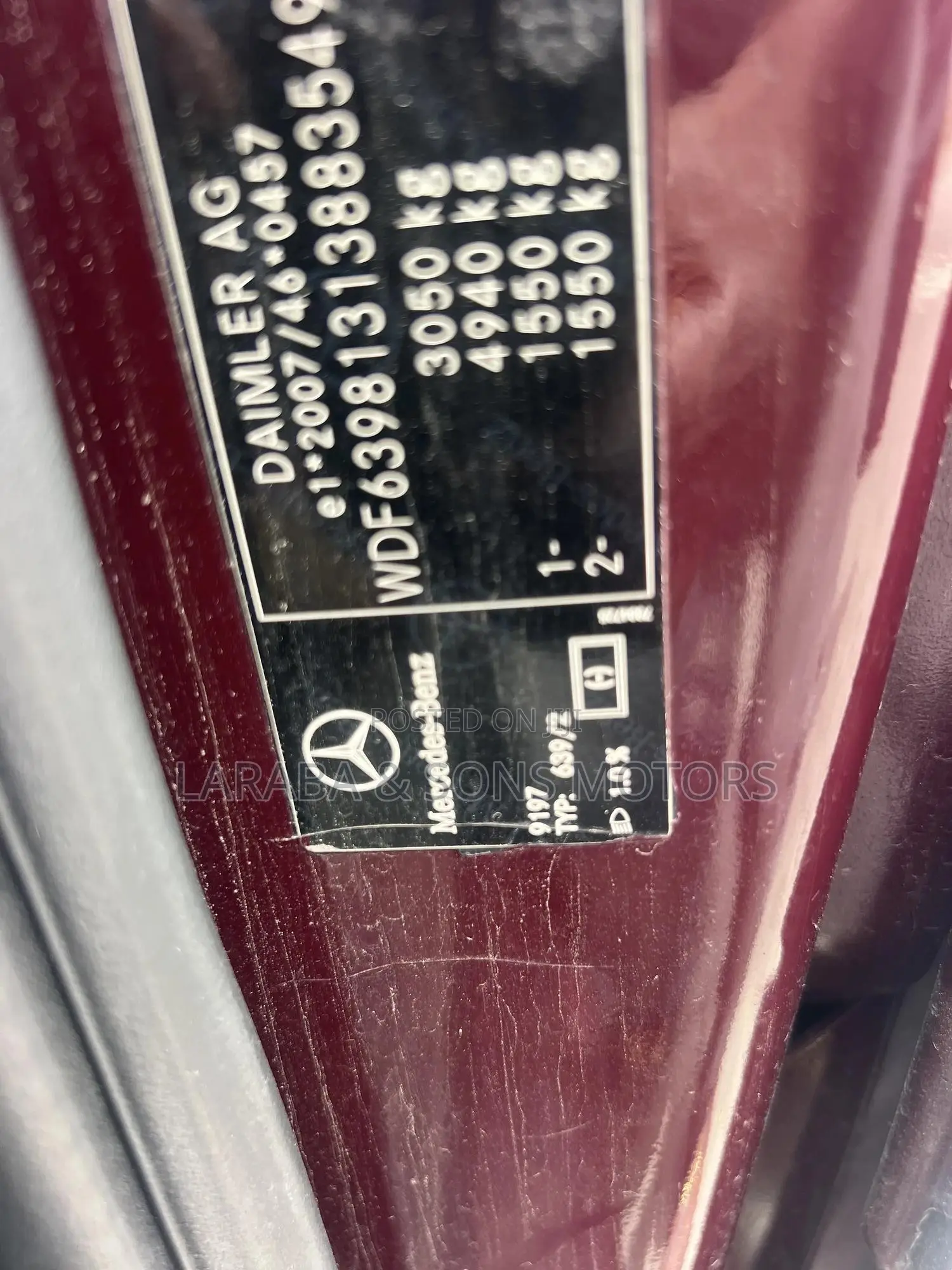 Mercedes-Benz Sprinter 2013 Red