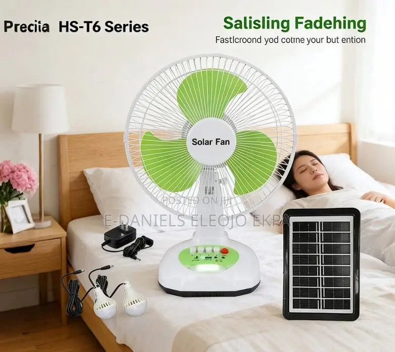 12” Rechargeable Table Fan
