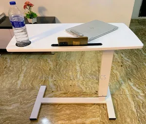 Heavy Duty 2in1 Mobile Adjustable Laptop/Presentation Table With Lever
