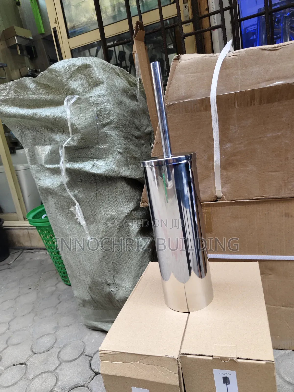Chrome Hanging Toilet Brush