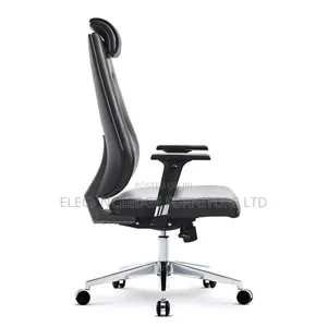 Black Executive High Back Adjustable Arms With Sturdy Legs
