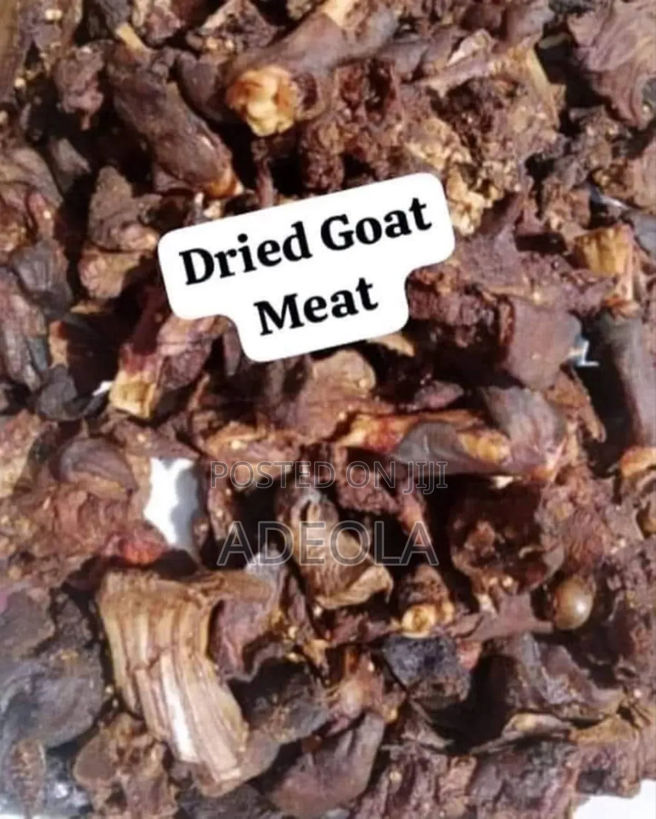 Oven Dried Goat Meat