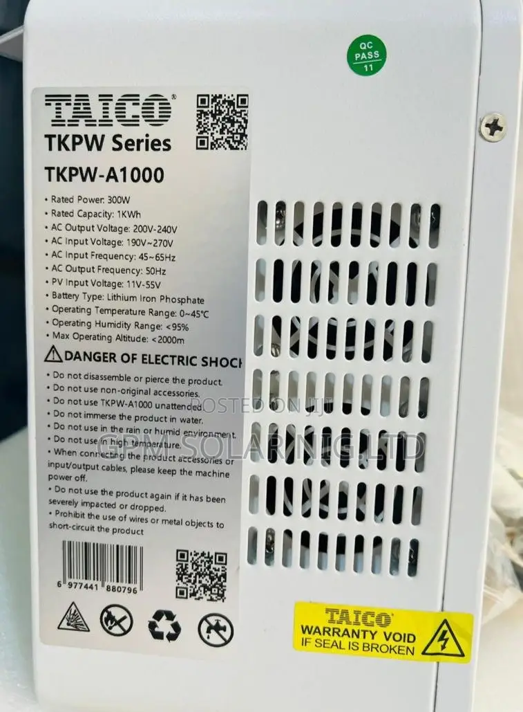 1kwh Tico Solar Generator