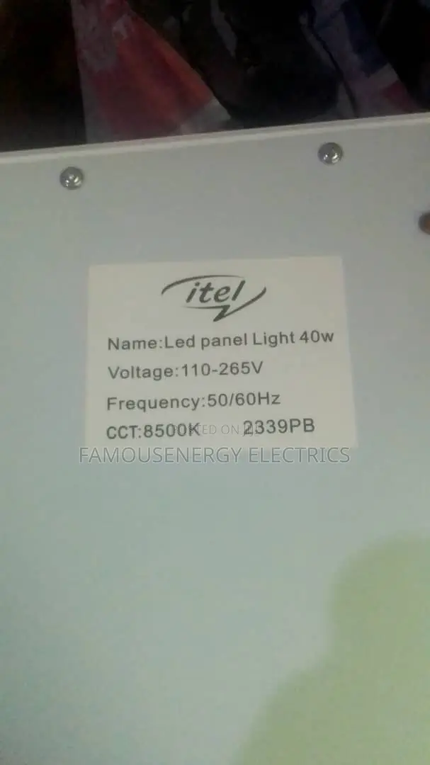 40w 600x600 Modulllar Fittings Light / 40w Panel Light
