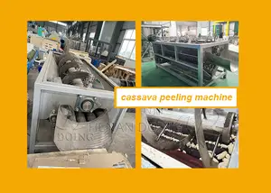 Stainless Steel Cassava Peeling Washing Machine Peeler for Garri Line