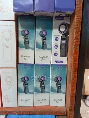 High Speed Foldable Hand Fan With Torchlight