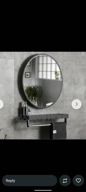 Mirror With Flame