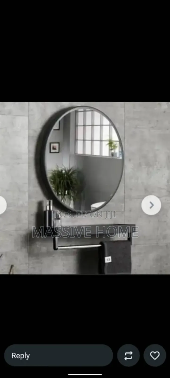 Mirror With Flame