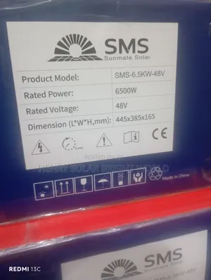 SMS 6.5kw 48v Hibrid Inverter