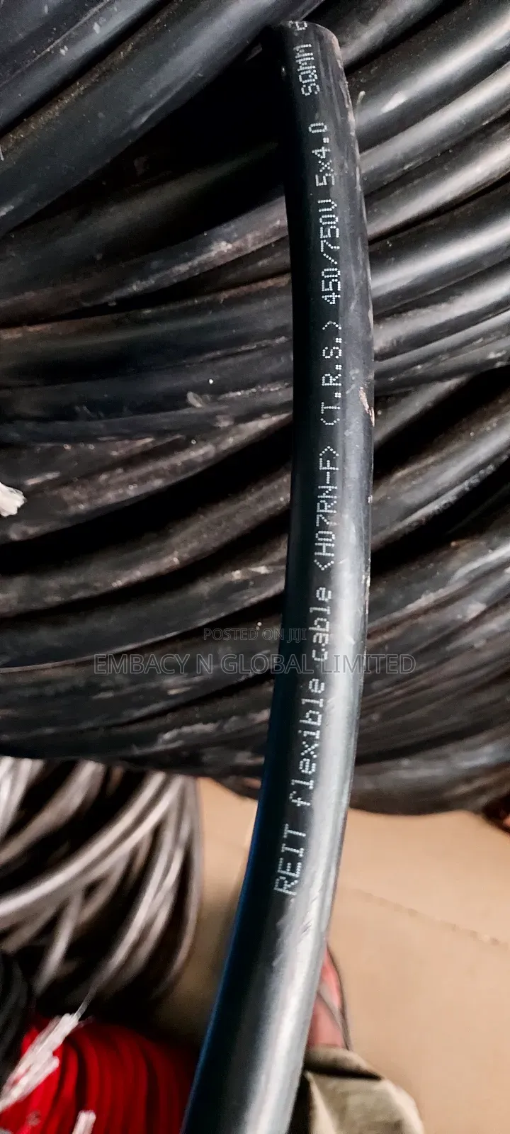 4mmsq 5core Flexible Cable Pure Copper