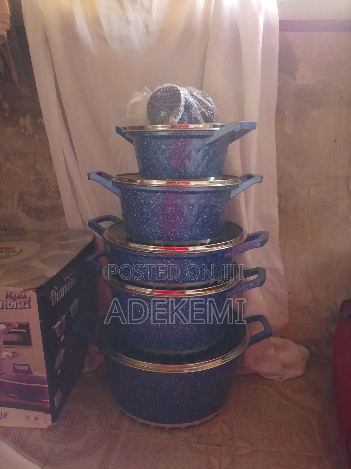 10pcs Diamond Pot