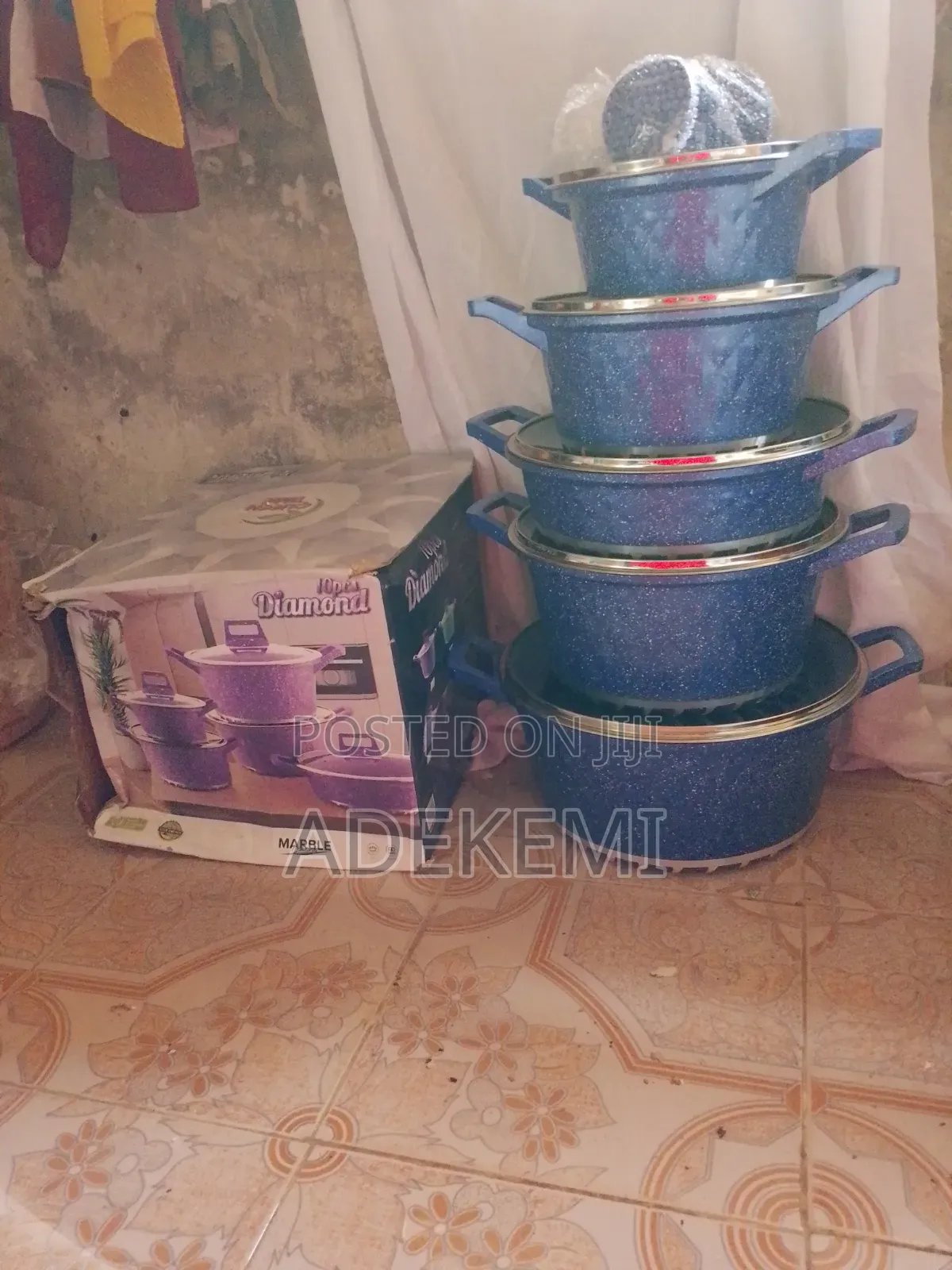 10pcs Diamond Pot