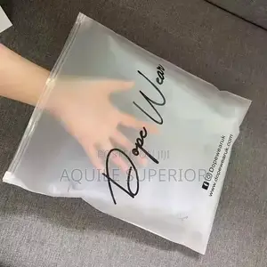 Medium Frosted Ziploc Bags One Colour Print(Front Only) Moq 100pcs