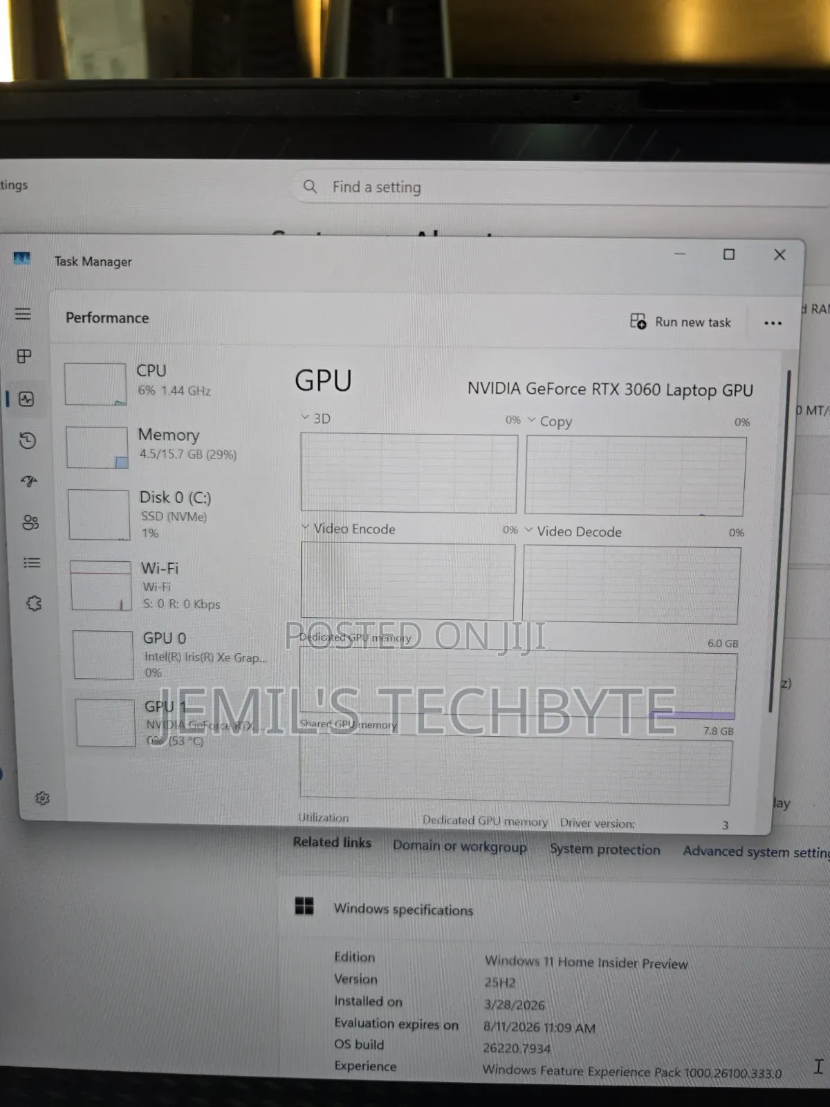Laptop Asus ROG Zephyrus G16 16GB Intel Core i7 SSD 1T