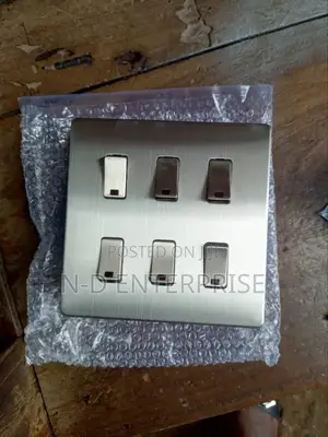 6 Gang Switch Gray