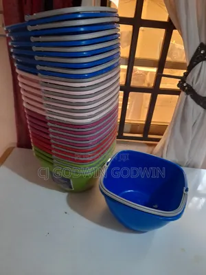 Plastic Bucket, Cup and Plastics