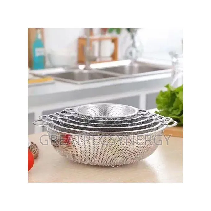 Stainless Sieve Set - Colander ( 6pieces )