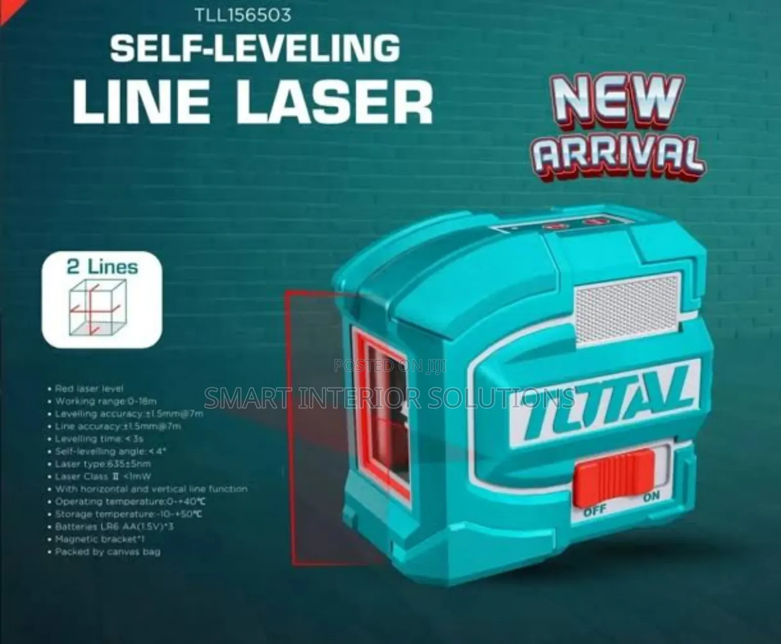 Total Self-Leveling Line Laser (Model Tll156503)
