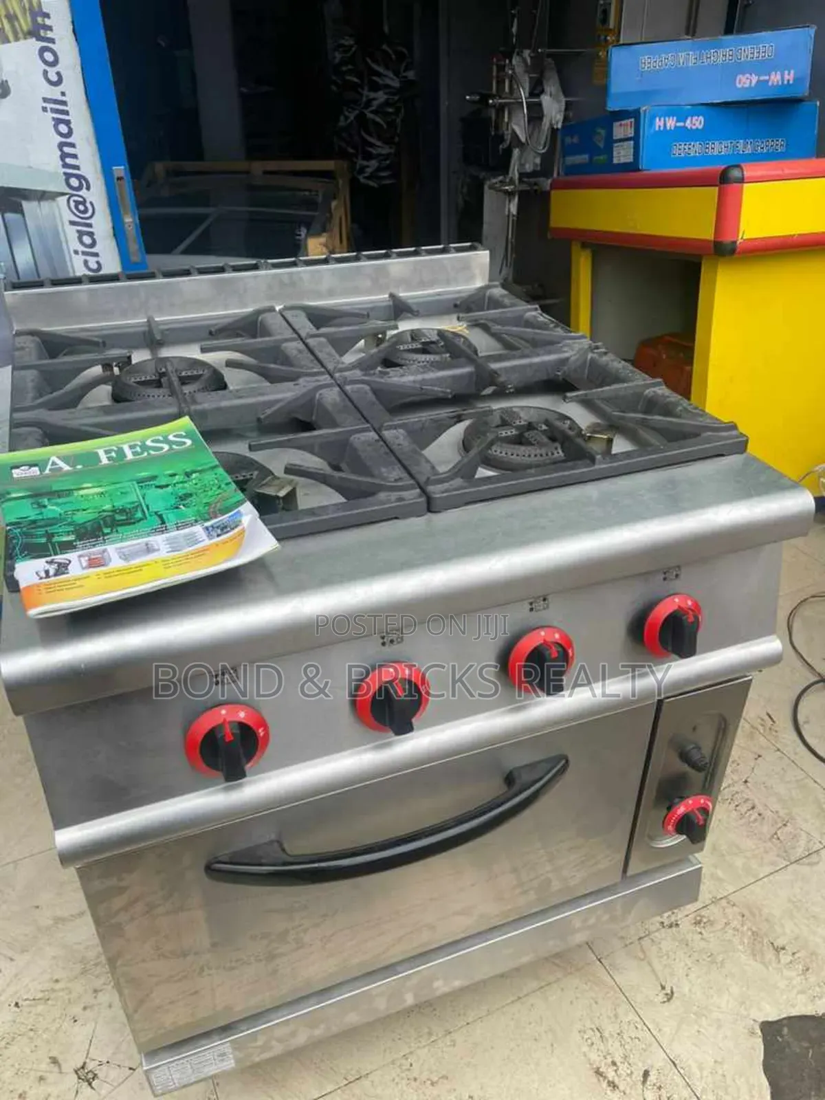 4burner Gas Cooker With Oven Oven