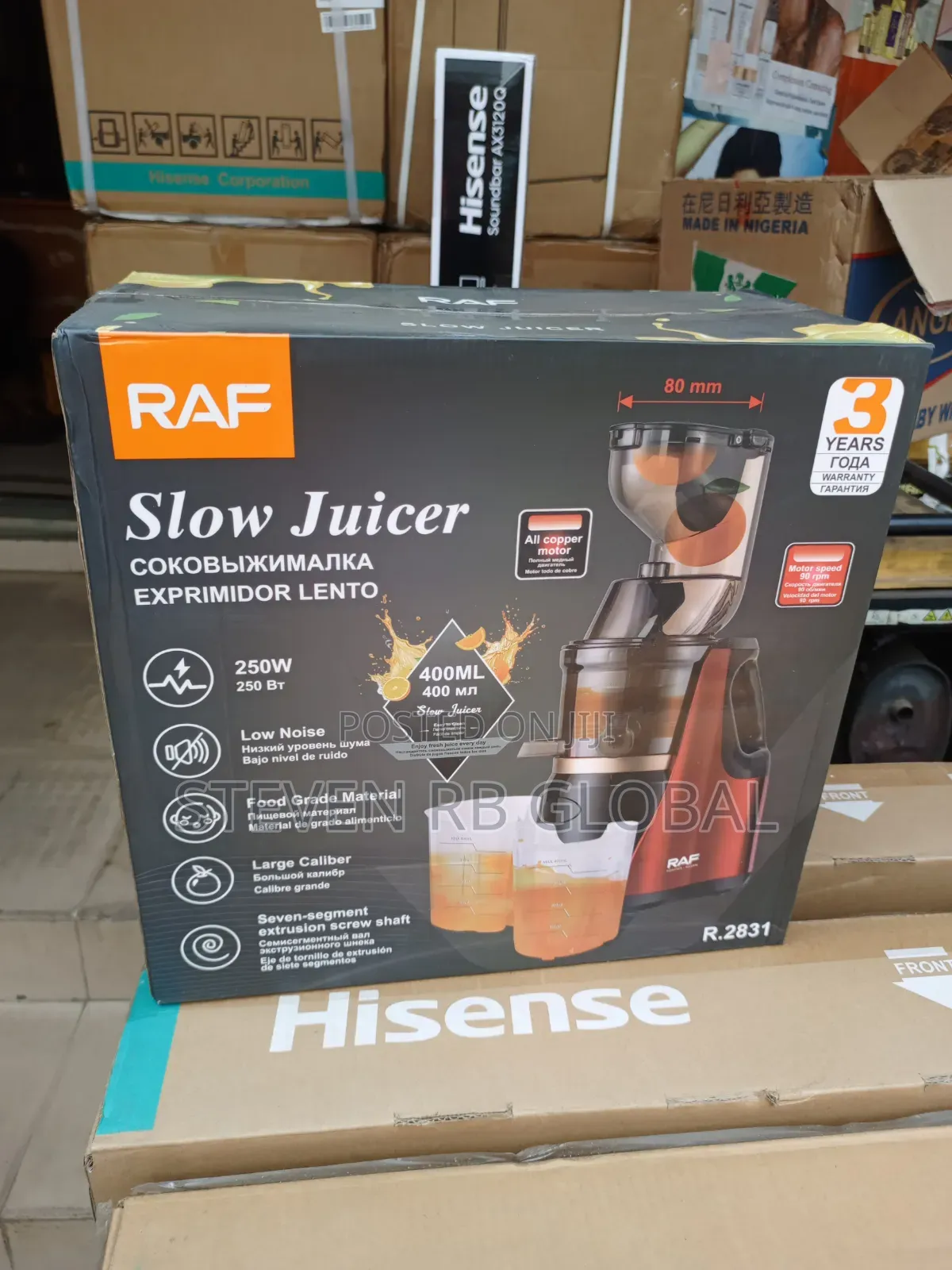 Raf Slow Juicer 150w | R.2831