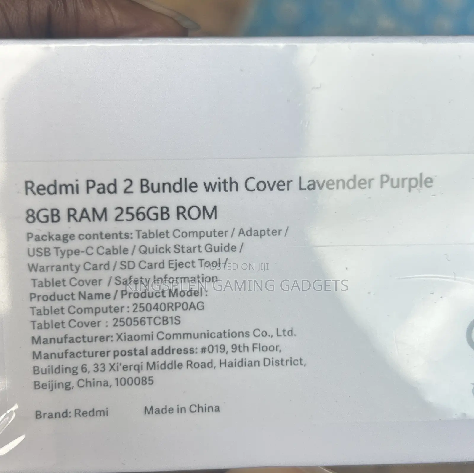 New Xiaomi Redmi Pad 256 GB Gray