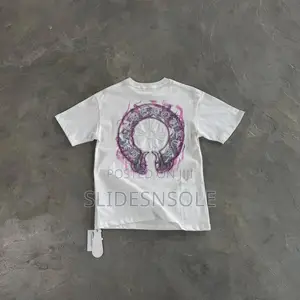 Chrome Hearts "Purple Horseshoe" Flare Tee.