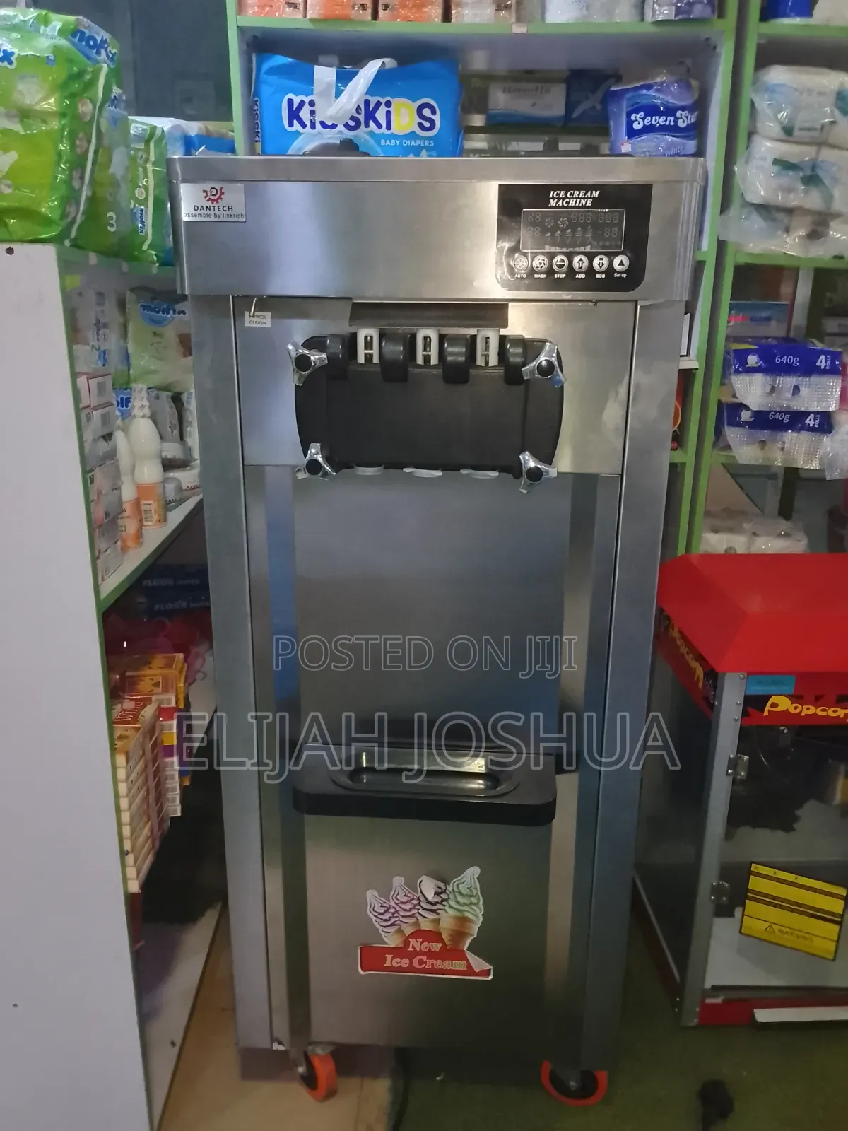 Standing Ice Cream Machine