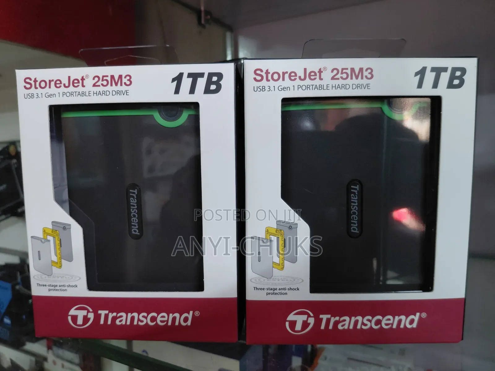 Transcend External 1tb HDD Drive