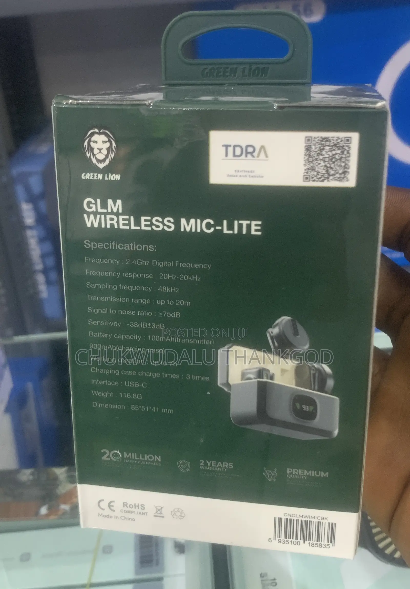 GLM-Wireless Mic Lite Environment Noise Cancellation