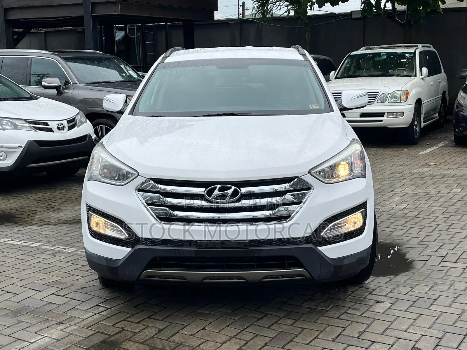 Hyundai Santa Fe 2014 White