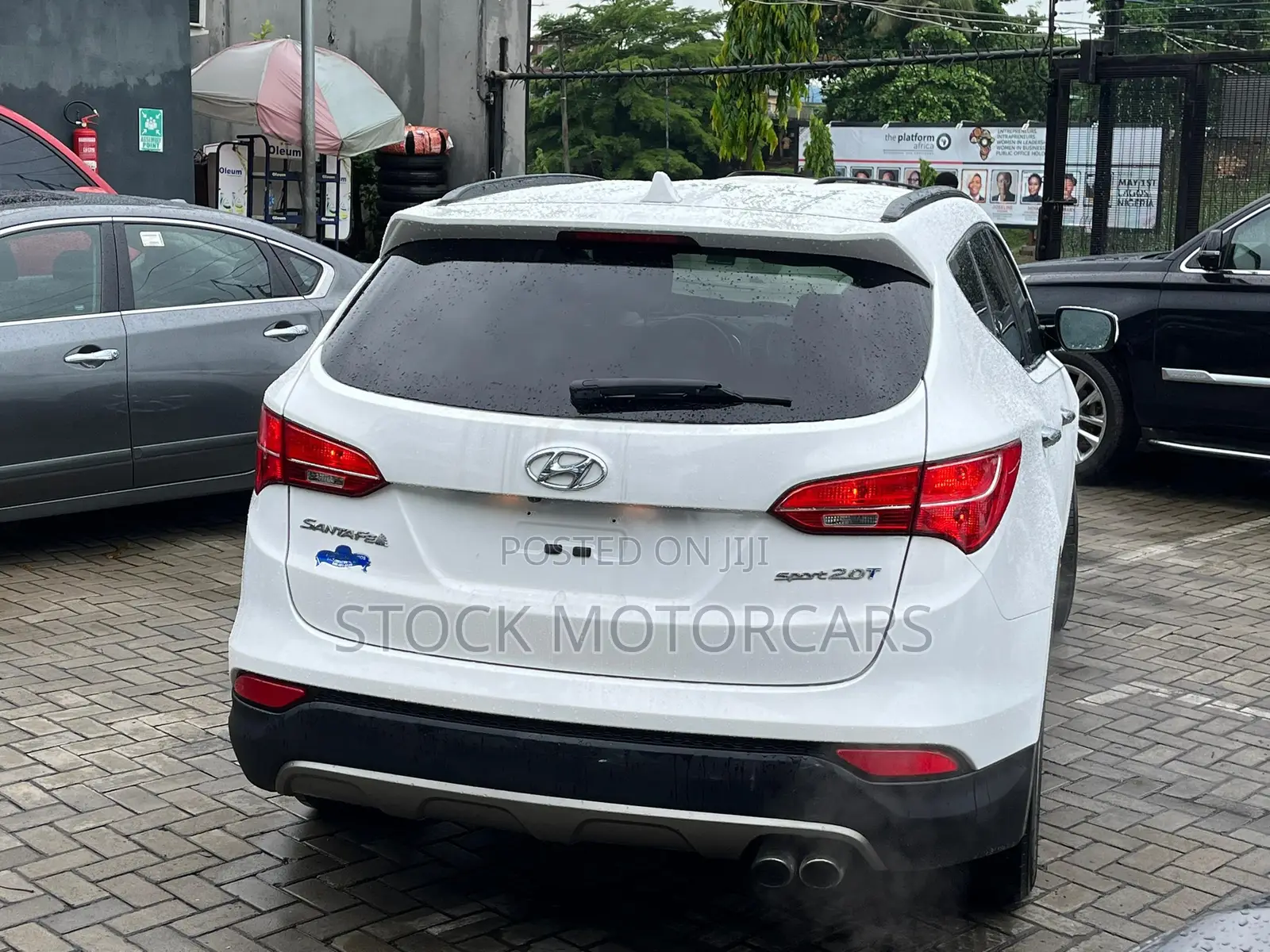 Hyundai Santa Fe 2014 White