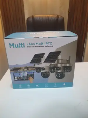 V380 4-Lens 4g All-in-One Solar CCTV Camera | Night Vision