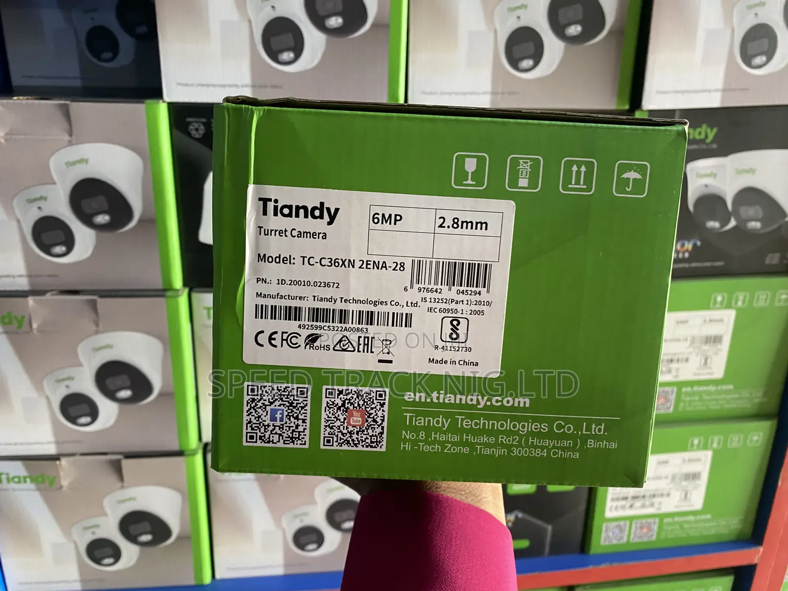 Tiandy Tc-C36xn 2ena-28 6mp Colormaker