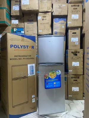 Polystar 250l Double Door Fridge Pv-Dd250dl