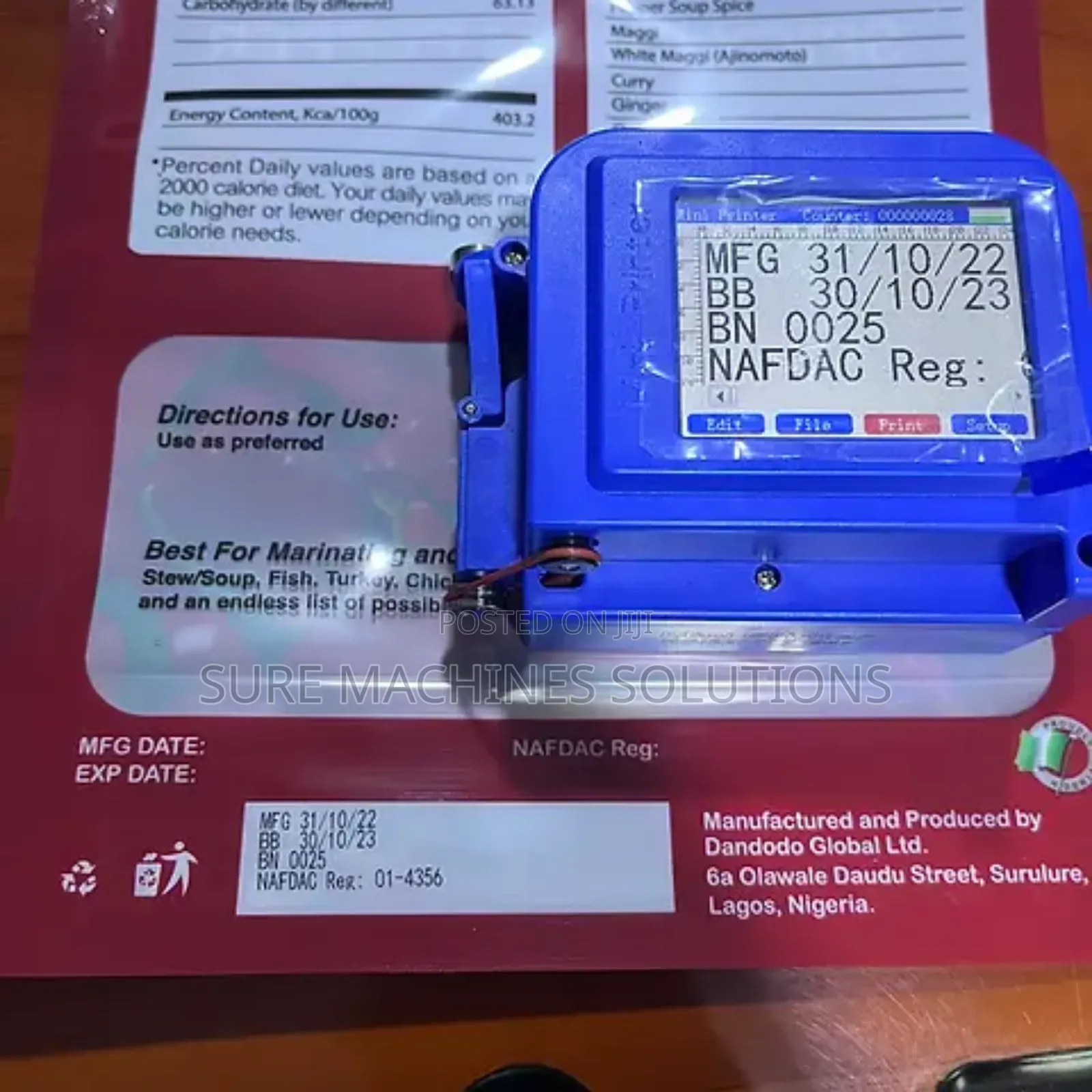 Mini Inkjet Coding Machine