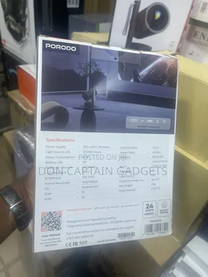 Porodo Premiere Full Hd Smart Projector Auto Focus And Keystone