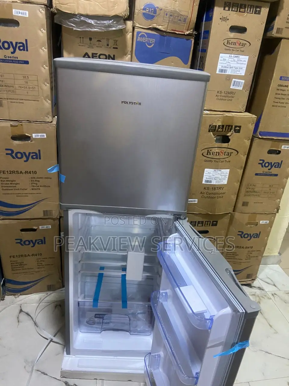 Polystar 250l Refrigerator With Separate Freezer Pv-Dd250dl