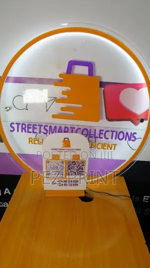 Combo Round Signage With Account Plaque