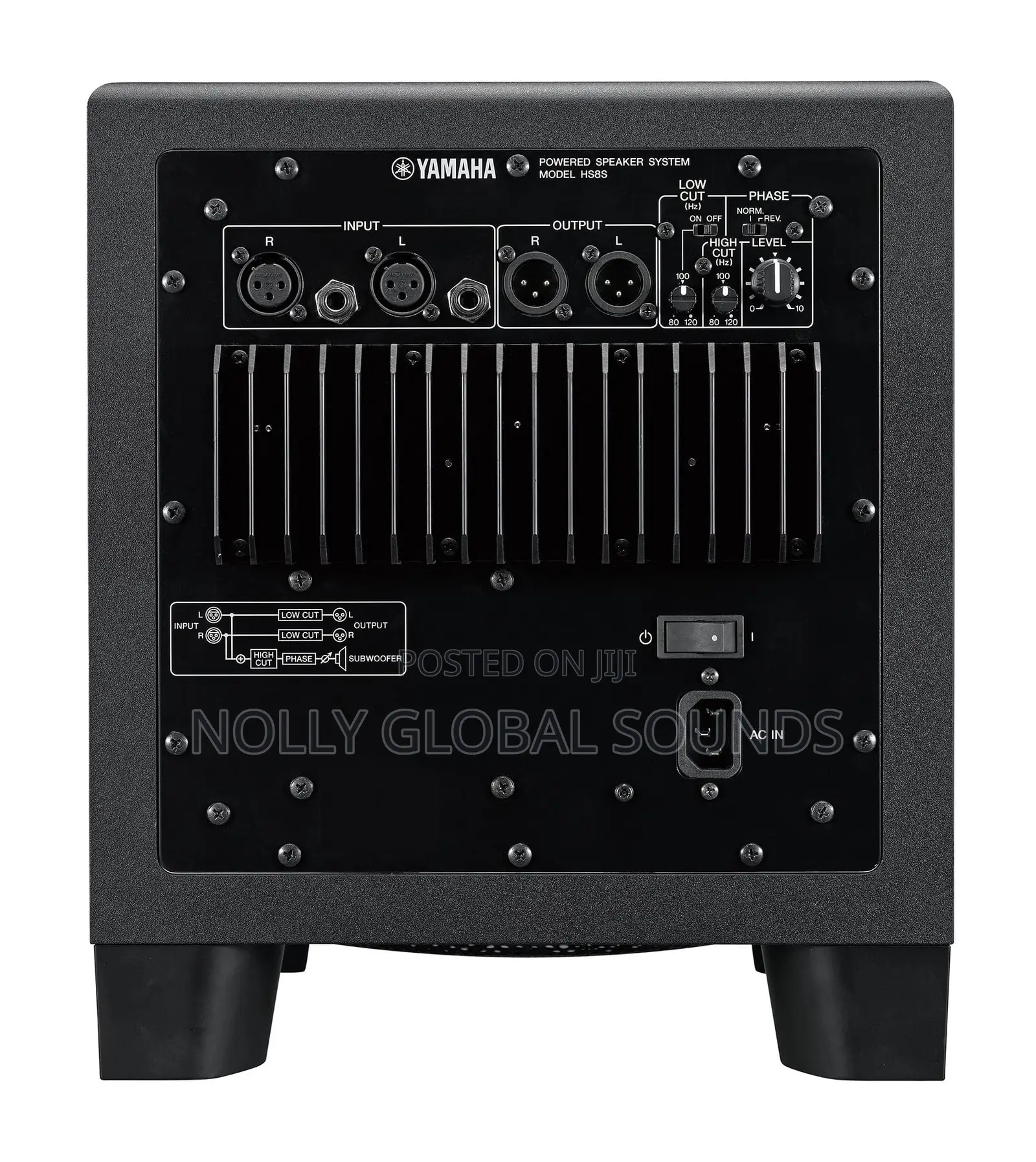 Yamaha Hs8 Studio Subwoofer,Black (1 Piece)