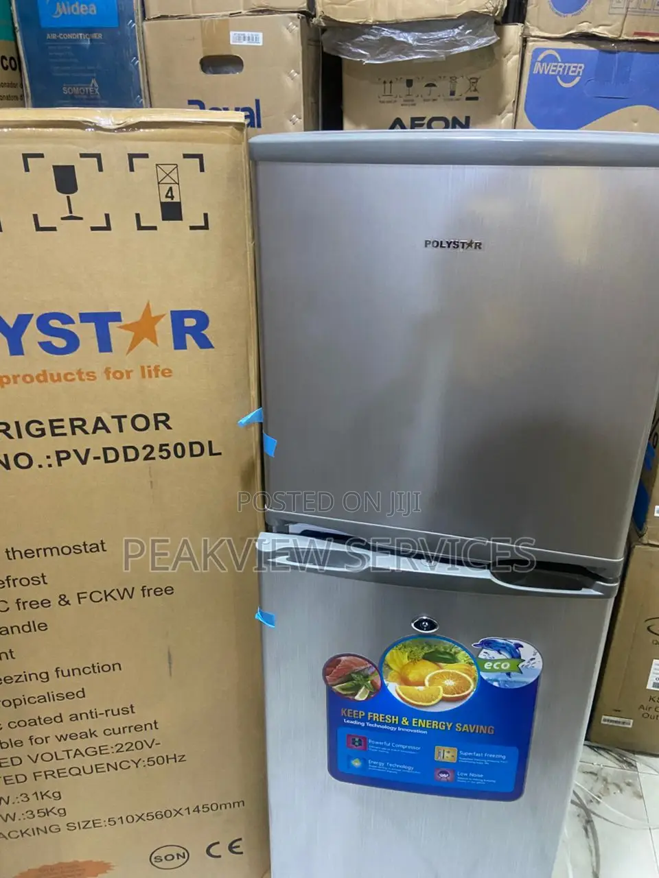Polystar Pv-Dd250dl 250l Two Compartment Fridge